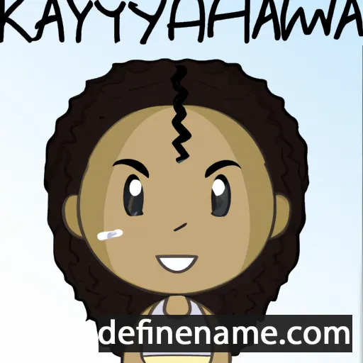 Kayshawna cartoon