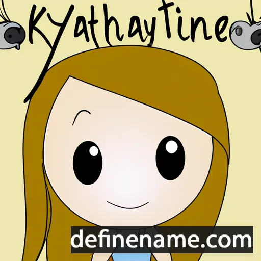 cartoon of the name Kaytelynn