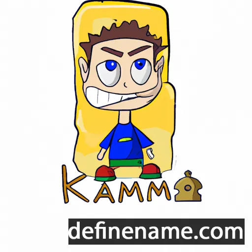 cartoon of the name Kaźmir