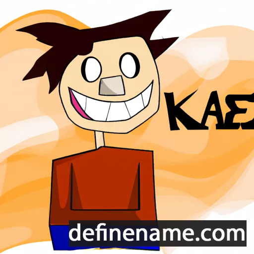 cartoon of the name Kazek