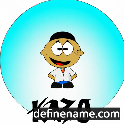 cartoon of the name Kazi