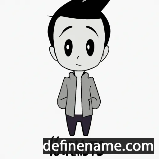 cartoon of the name Kazuhiro