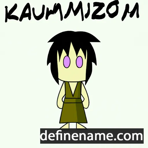 Kazuomi cartoon