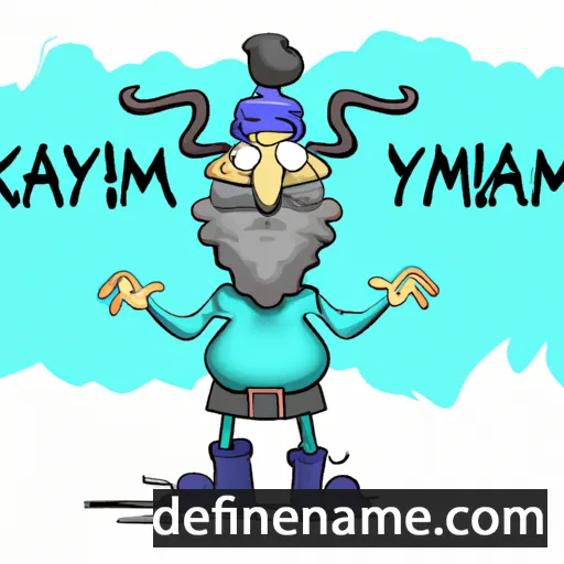 cartoon of the name Kazymyr