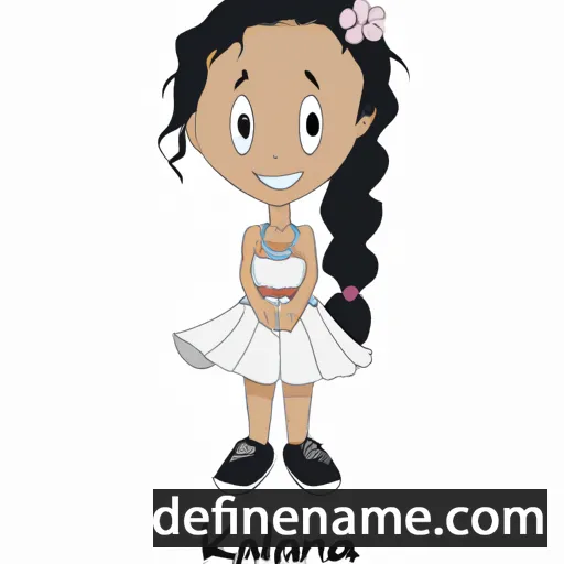 cartoon of the name Kealalaina