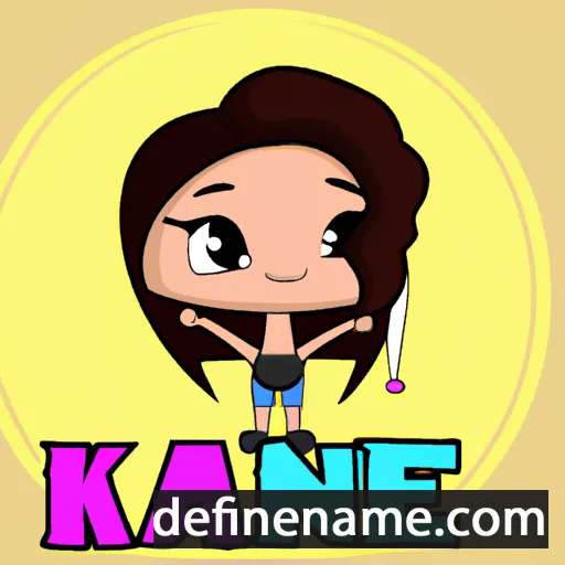 cartoon of the name Keanne