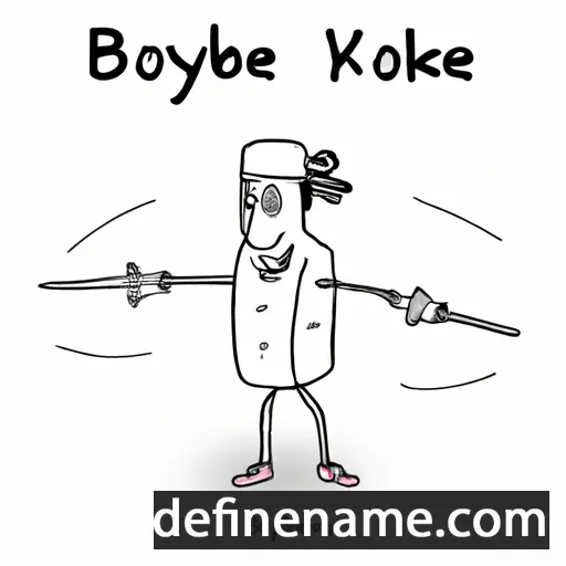 cartoon of the name Kebabonye