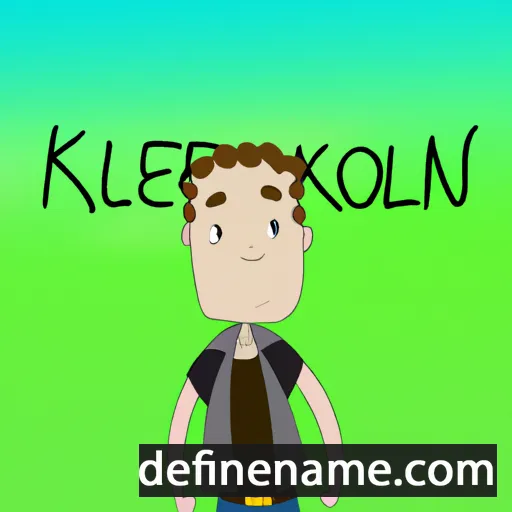 cartoon of the name Keelen