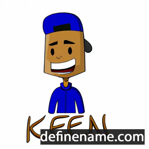 cartoon of the name Keenen