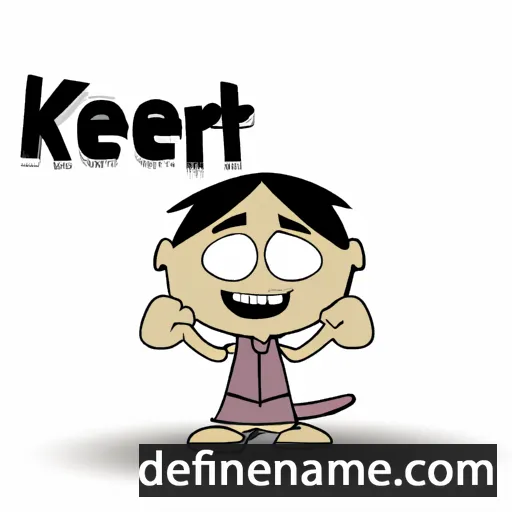 cartoon of the name Keerat