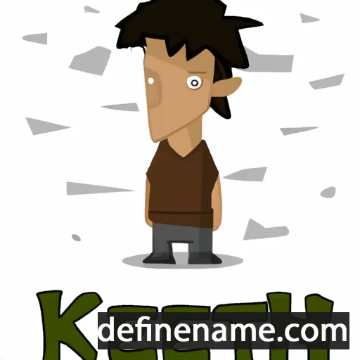 cartoon of the name Keeth